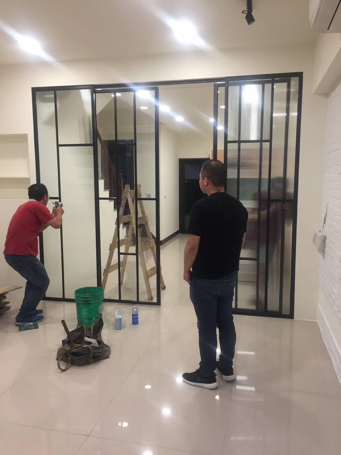 安愷鋼鋁門窗 施工實景